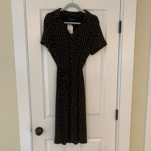 Cynthia Rowley button up black dress - Picture 1 of 3